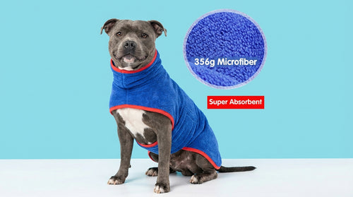 Microfibre Dog Drying Coat