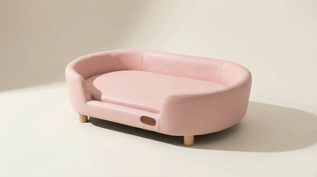 Washable Luxury Leather Dog Sofa Bed